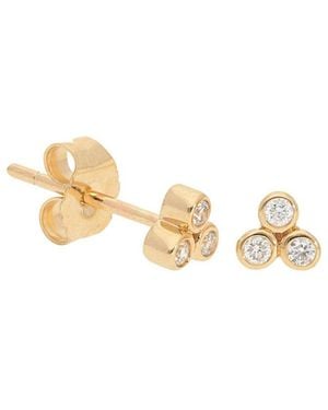 Nephora 14k 0.08 Ct. Tw. Diamond Studs - Metallic