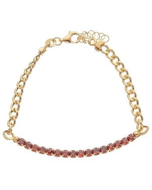 Meshmerise 18K Over 1.50 Ct. Tw. Citrine Bracelet - Metallic
