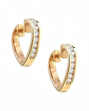 Diamond Select Cuts 14K 0.25 Ct. Tw. Diamond Earrings - Metallic