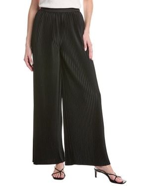 Fabiana Filippi Pleated Jersey Straight Fit Trouser - Black