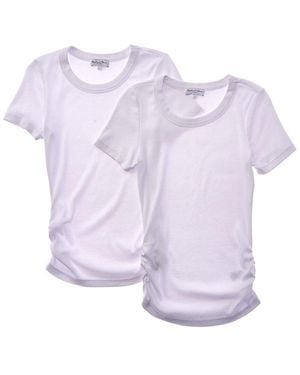 Michael Stars 2Pk Joy T-Shirt - Purple