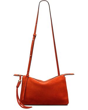 Radley The Romilly Suede Medium Ziptop Leather Crossbody - Red