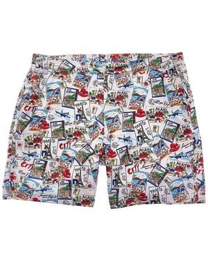 Robert Graham Around The World Hybrid Short - Blue