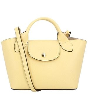 Longchamp Épure Xs Leather Tote - Metallic