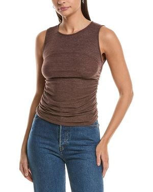 Project Social T Cristalla Mixed Rib Tank - Blue