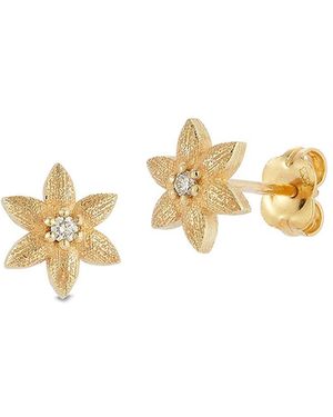 Reiss 14K 0.05 Ct. Tw. Diamond Earrings - Metallic