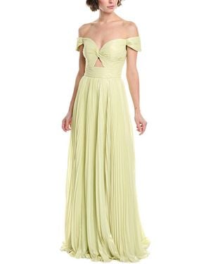 Jovani Off-The-Shoulder Gown - Yellow
