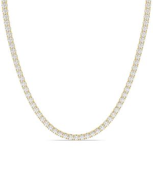 Lab Grown Diamonds 14k 7.00 Ct. Tw. Lab-grown Diamond Necklace - Metallic