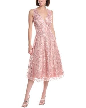 Eliza J Sleeveless Embellished Mini Dress - Pink