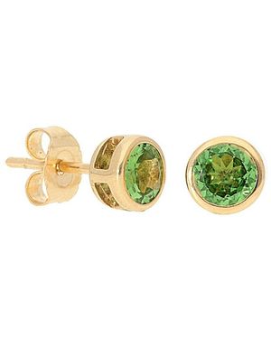Nephora 14k 0.35 Ct. Tw. Tsavorite Studs - Multicolour