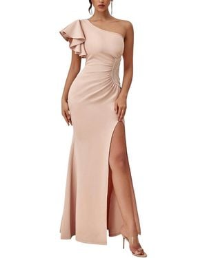 Amanda Royal Maxi Dress - Pink
