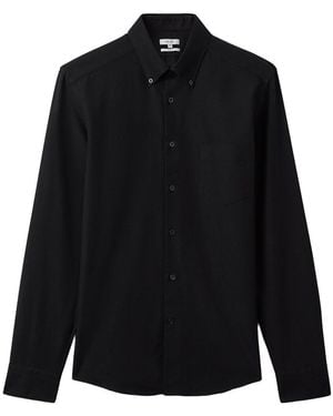 Reiss Greenwich Oxford Shirt - Black