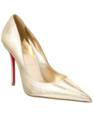 Christian Louboutin Miss Z 100 Leather Pump - Natural
