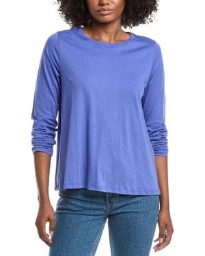 Eileen Fisher Round Neck T-Shirt - Blue