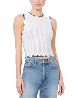 Alice + Olivia Amity Wool-Blend Tank - Blue
