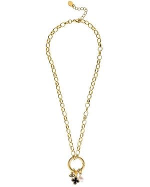 Rivka Friedman 18K Plated Cz Necklace - Metallic