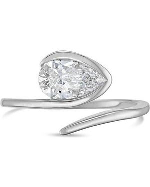 Diana M. Jewels Diana M. Platinum 8.00 Ct. Tw. Lab-Grown Diamond Solitaire Ring - White