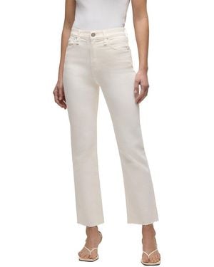 Hudson Jeans Remi Ecru Straight Jean - Natural