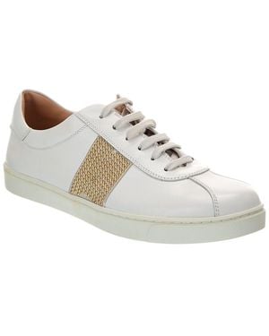 Gianvito Rossi Danielle Leather Sneaker - White