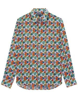 Vilebrequin Margue Cot Mini Shirt - Blue