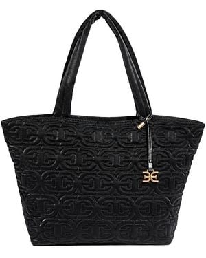 Sam Edelman Ethyl Top Zip East-West Tote - Black