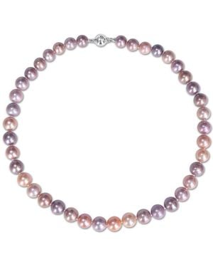Pearls Silver 9-10mm Pearl Necklace - Natural