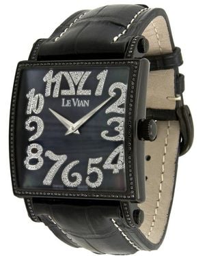 Le Vian Sardania Diamond Watch - Black