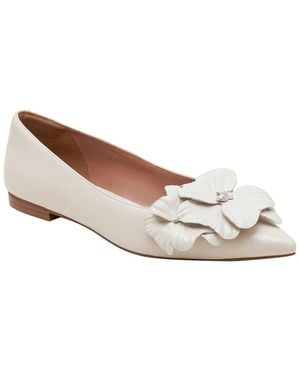 Linea Paolo Nerine Leather Flat - White