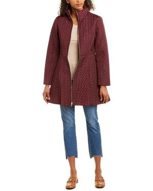 Kate Spade Medium Quilted Coat - Red