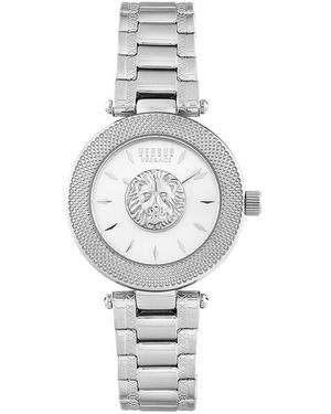 Versus Versus By Versace Brick Lane Lion Watch - Metallic