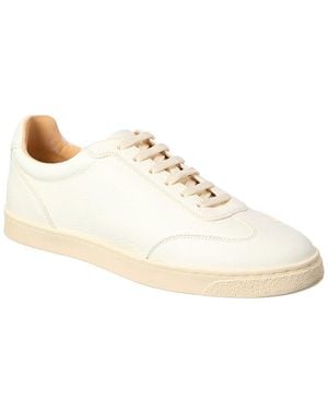 Brunello Cucinelli Leather Trainer - White