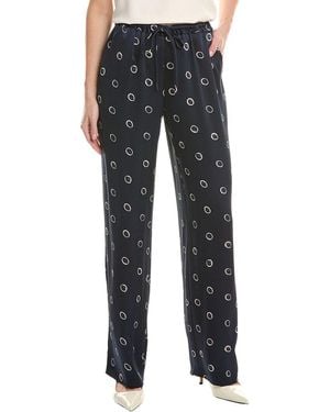 Rebecca Taylor Printed Pant - Blue
