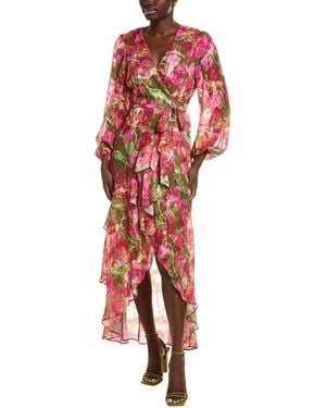 Hutch Sadey Midi Dress - Red