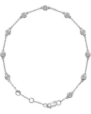 Haus of Brilliance 14K 0.50 Ct. Tw. Lab-Grown Diamond Station Bracelet - White