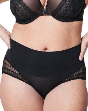 Spanx Illusion Lace Hi-hipster - Black
