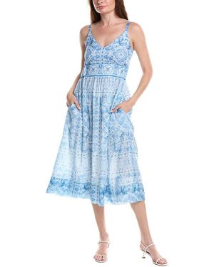 Gretchen Scott Waettau Fiesta Dress - Blue