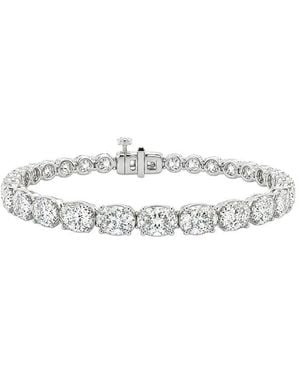 Lab Grown Diamonds 14K 19.00 Ct. Tw. Lab-Grown Diamond Fashion Bracelet - White