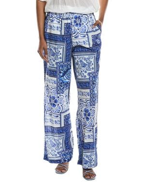 Johnny Was Wide Leg Pant - Blue