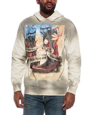 Palm Angels Hooded Sweatshirt - Grey