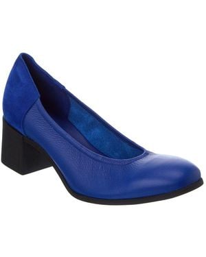 Arche Teobao Leather Pump - Blue