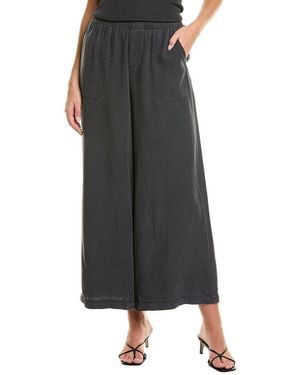 Splendid Linen-Blend Palazzo Pant - Black