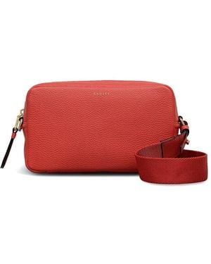 Radley Tavistock Mini Zip Around Leather Crossbody - Red