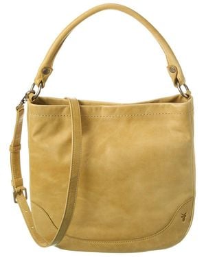 Frye Melissa Leather Hobo Bag - Yellow