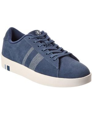 Ben Sherman Boxwell Suede Trainer - Blue
