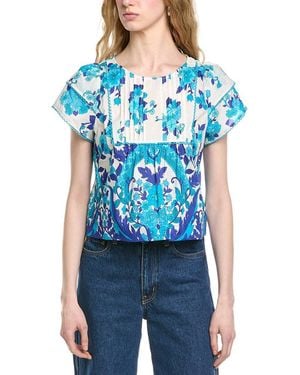 FLORA BEA NYC Elody Top - Blue