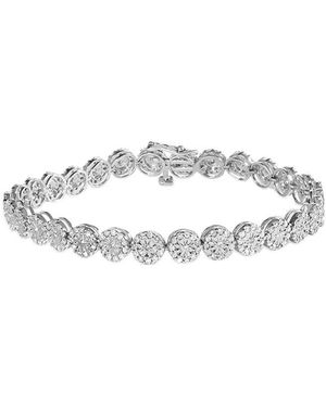 Haus of Brilliance 14K 2.00 Ct. Tw. Diamond Link Bracelet - White