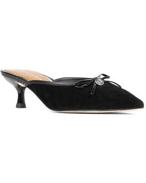 Donald J Pliner Soel Leather Dress Mule - Black