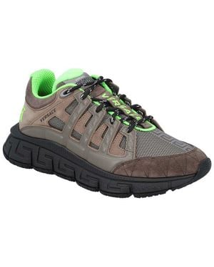 Versace Polyester Trigreca Trainer (Authentic Pre-Loved) - Green