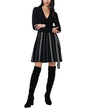 Diane von Furstenberg Chelsea Wool-Blend Dress - Black