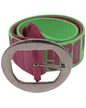 Dolce & Gabbana Logo Buckle Belt (Authentic Pre-Loved) - Green